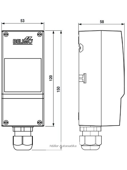 BELIMO 01HT-101CA univerzális ipari termosztát