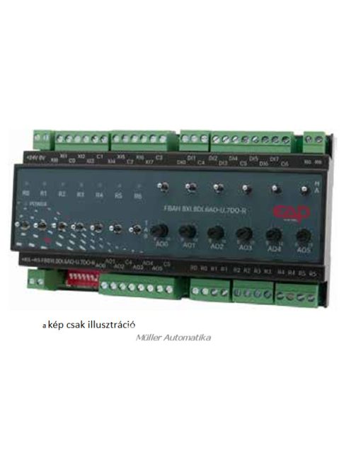 7737-1 FBA2DI.4PT/NI.6DO-R.M.S. 2xDI 24V-pnp,  4xPt/Ni1000, 6xDO-relé +8xLED, modbus rtu, Saia-Sbus