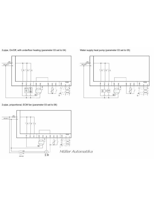 SAUTER NRFC424MF112 modbus fan-coil termosztát 