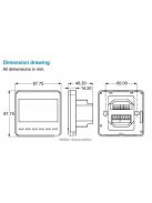 SAUTER NRFC424MF112 modbus fan-coil termosztát 